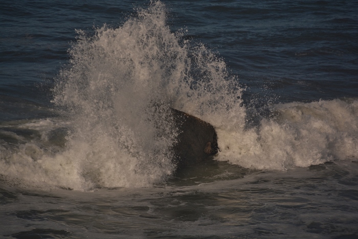crashing waves